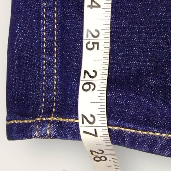 Old‎ Navy Womens Jeans Sz 22 Short High Rise Straight Stretch Streetwear Preppy - Picture 7 of 9